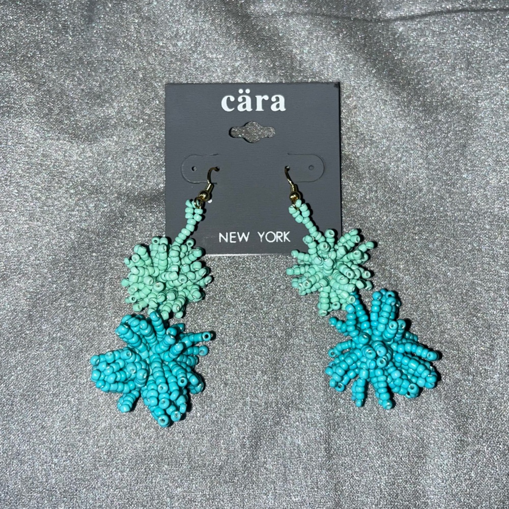 Cära Statement Bead Drop Earrings